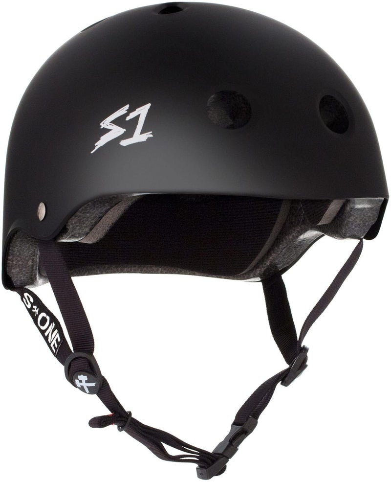 S-One S1 Lifer Helmet for Skateboarding, BMX, and Roller Skating - EPS Fusion Foam, CPSC & ASTM Certified - Black Matte Small (21") - Image 1